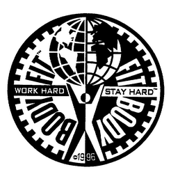 BODYFIT FITBODY WORK HARD STAY HARD 1996 logo