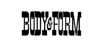 BODY&FORM logo