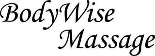 BODYWISE MASSAGE logo