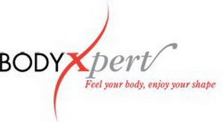 BODYXPERT FEEL YOUR BODY, ENJOY YOUR SHAPE logo