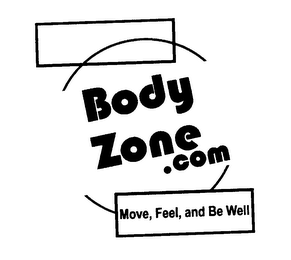BODYZONE.COM MOVE, FEEL, AND BE WELL logo
