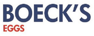 BOECK'S EGGS logo