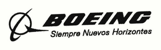 BOEING SIEMPRE NUEVOS HORIZONTES logo