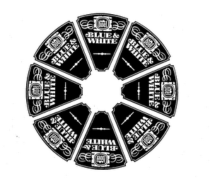 BOEL BLUE & WHITE logo