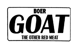 BOER GOAT THE OTHER RED MEAT logo