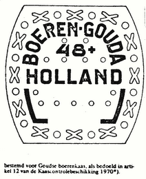 BOEREN-GOUDA 48 + HOLLAND logo