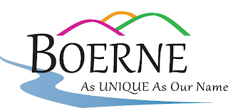 BOERNE AS UNIQUE AS OUR NAME logo
