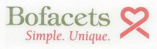 BOFACETS SIMPLE. UNIQUE. logo