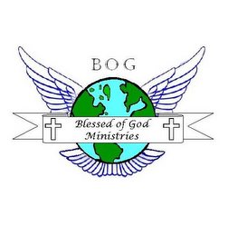 BOG BLESSED OF GOD MINISTRIES logo