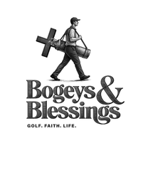 BOGEYS & BLESSINGS GOLF. FAITH. LIFE. logo