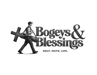 BOGEYS & BLESSINGS GOLF. FAITH. LIFE. logo