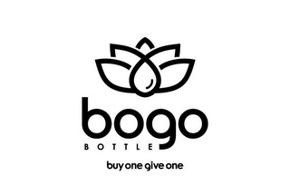 BOGO BOTTLE BUY ONE GIVE ONE logo