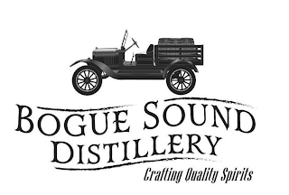 BOGUE SOUND DISTILLERY CRAFTING QUALITYSPIRITS logo