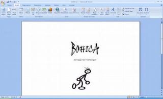 BOHICA BEND OVER HERE IT COMES AGAIN logo