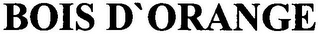 BOIS D'ORANGE logo