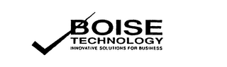 BOISE TECHNOLOGY INNOVATIVE SOLUTIONS FOR BUSINESS logo