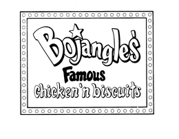 BOJANGLES' FAMOUS CHICKEN'N BISCUITS logo