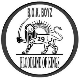 B.O.K. BOYZ 29 BLOODLINE OF KINGS logo