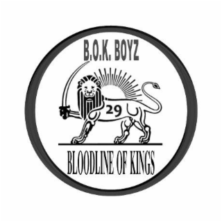 B.O.K. BOYZ BLOODLINE OF KINGS 29 logo