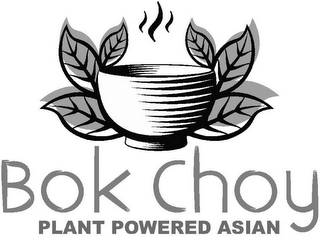 BOK CHOY PLANT POWERED ASIAN logo