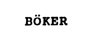 BOKER logo