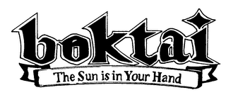 BOKTAI THE SUN IS IN YOUR HAND logo