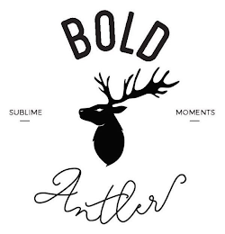 BOLD ANTLER SUBLIME MOMENTS logo