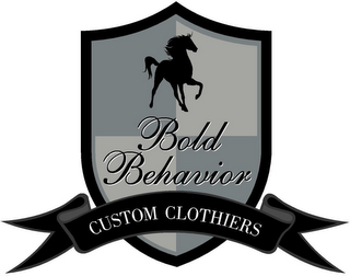 BOLD BEHAVIOR CUSTOM CLOTHIERS logo