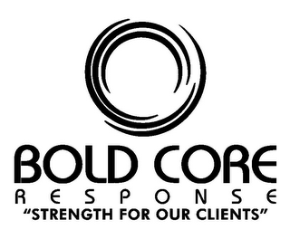 BOLD CORE RESPONSE "STRENGTH FOR OUR CLIENTS" logo