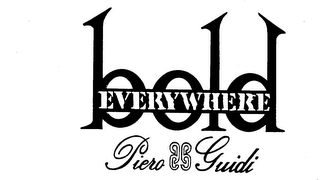 BOLD EVERYWHERE PIERO GUIDI logo