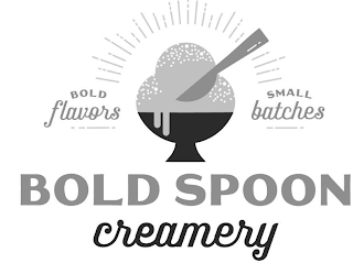 BOLD FLAVORS SMALL BATCHES BOLD SPOON CREAMERY logo