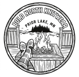 BOLD NORTH KNITWEAR PRIOR LAKE, MN logo
