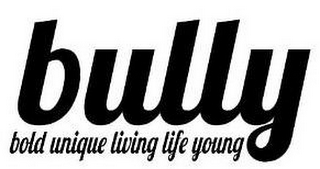 BOLD UNIQUE LIVING LIFE YOUNG logo