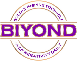 BOLDLY INSPIRE YOURSELF OVER NEGATIVITYDAILY BIYOND logo
