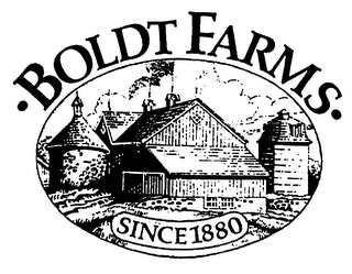 BOLDT FARMS SINCE 1880 logo