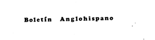 BOLETIN ANGLOHISPANO logo
