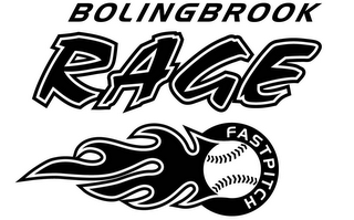 BOLINGBROOK RAGE FASTPITCH logo