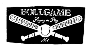 BOLLGAME STAYING IN PLAY NO. 1 logo