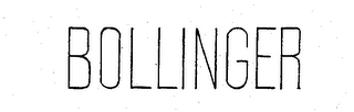 BOLLINGER logo