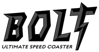 BOLT ULTIMATE SPEED COASTER logo