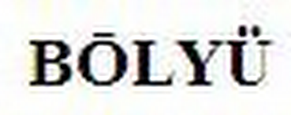 BOLYÜ logo