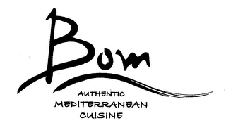 BOM AUTHENTIC MEDITERRANEAN CUISINE logo