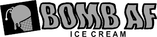 BOMB AF ICE CREAM logo