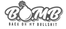 B.O.M.B BACK ON MY BULLSHIT logo