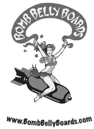 BOMB BELLY BOARDS WWW.BOMBBELLYBOARDS.COM logo