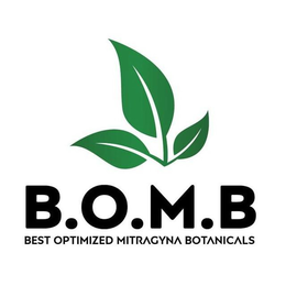 B.O.M.B. BEST OPTIMIZED MITRAGYNA BOTANICALS logo