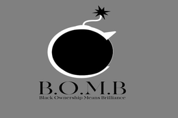 B.O.M.B BLACK OWNERSHIP MEANS BRILLIANCE logo