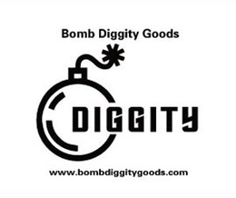 BOMB DIGGITY GOODS DIGGITY WWW.BOMBDIGGITYGOODS.COM logo