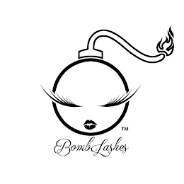 BOMB LASHES logo