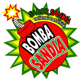 BOMBA SANDIA SABOR SANDIA RELLENAS CON CHILE logo